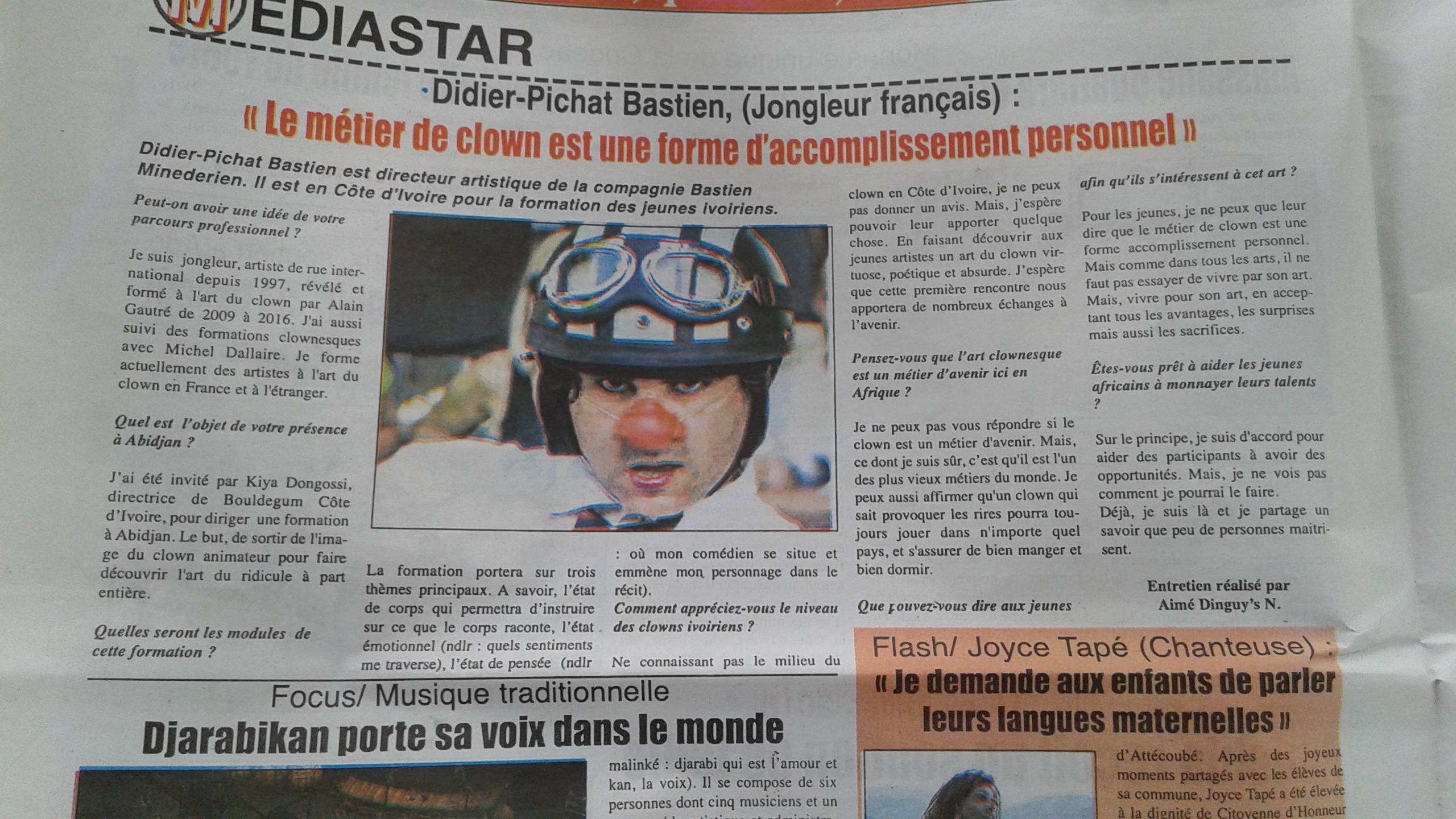 clown jonglage art de rue