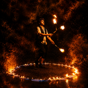 Spectacle de feu
