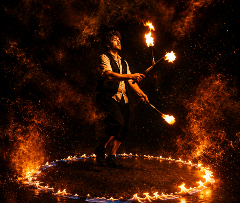 Spectacle de feu